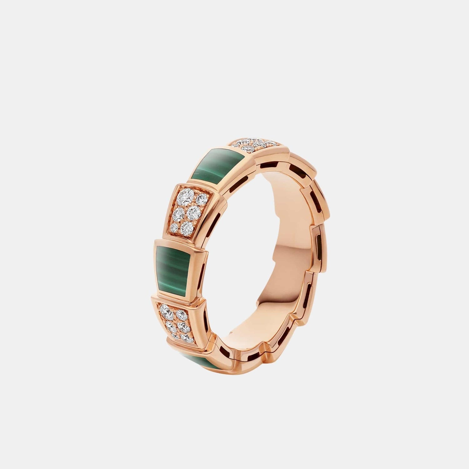 Bague Serpenti Viper Or rose Mixte