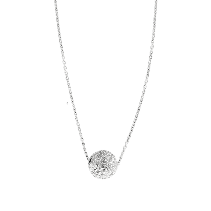 Collier Collier en or blanc et diamants 58 Facettes DDV3673-10