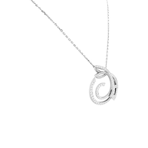 Collier Van Cleef & Arpels Contes d'Hiver - Sautoir en or blanc et diamants 58 Facettes 35181