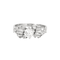 Bague 53 Bague en or gris diamants 58 Facettes ALGU30