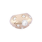 Bague 54 Bague bombée en or rose 18K et diamants taille ancienne 58 Facettes 34688
