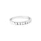 Bague 57 Tiffany & Co. Setting - Alliance en platine et diamants 58 Facettes 35083