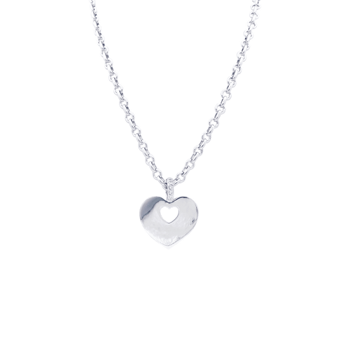 Collier Poiray Cœur Secret - Collier en or blanc et diamants 58 Facettes 34278
