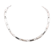 Necklace Greek motif necklace in 18k white gold 58 Facettes E360681A