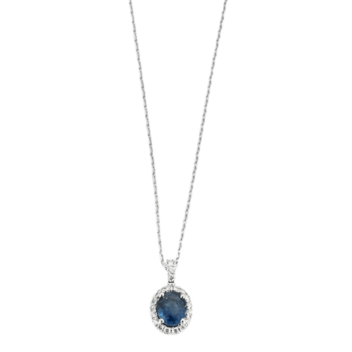 Pendentif Pendentif en or gris et diamants 58 Facettes DV0803-2