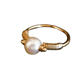 Ring 53 Ring Adorned with a Cultured Pearl, Gold 58 Facettes