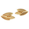 Boucles d'oreilles Lalaounis - Boucles d’oreilles motif feuillage en or jaune 22k 58 Facettes 27271