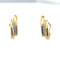 Boucles d'oreilles Boucles d'oreilles en or jaune 18 carats et diamants baguette effilés 58 Facettes UN0150