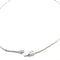 Collier Collier en or blanc 14 carats et diamants taille brillant 58 Facettes UN0136
