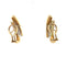 Boucles d'oreilles Boucles d'oreilles en or jaune 18 carats et diamants baguette effilés 58 Facettes UN0150