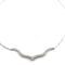 Collier Collier en or blanc 14 carats et diamants taille brillant 58 Facettes UN0136