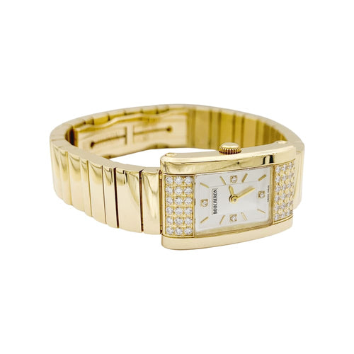 Montre Boucheron Reflet Icare - Montre en or jaune sertie de diamants 58 Facettes 35020