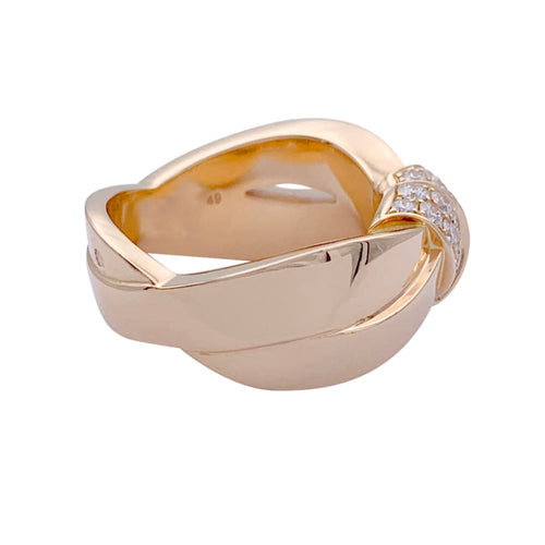 Bague 49 Chaumet Liens Séduction - Bague en or rose et diamants 58 Facettes 32253