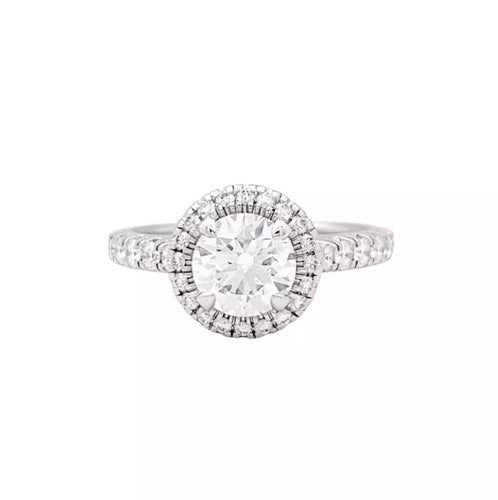 Bague 52 Cartier Destinée - Bague en platine sertie de diamants 58 Facettes 34413