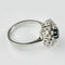 Bague 56.5 Bague en or blanc 14K avec saphir et diamants 58 Facettes 2189