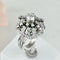 Bague 59 Bague en platine sertie de diamants taille brillant 2,10 ct 58 Facettes 1841