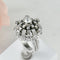 Bague 59 Bague en platine sertie de diamants taille brillant 2,10 ct 58 Facettes 1841
