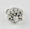 Bague 59 Bague en platine sertie de diamants taille brillant 2,10 ct 58 Facettes 1841