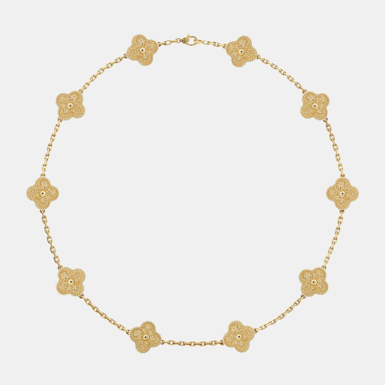 Collier Vintage Alhambra Or jaune  