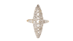 Bague 51 Bague Marquise 2 Ors Diamants 58 Facettes 32597
