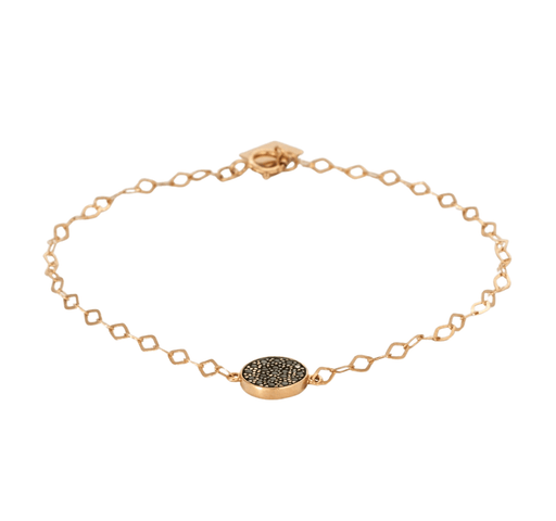 Ginette NY bracelet Rose gold and diamond bracelet 58 Facettes DV3069-1
