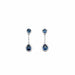 Boucles d'oreilles Boucles d'oreilles Saphir poire Diamants 58 Facettes