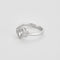 Bague 53 Bague solitaire en or blanc et diamants 58 Facettes LJ28
