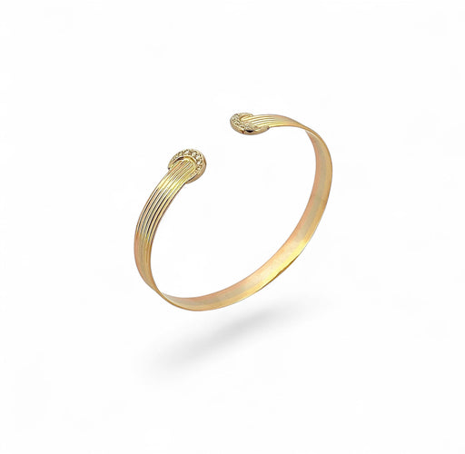 Bracelet Bracelet jonc 3 ors 18 carats et diamants 58 Facettes