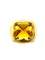 Bague 52 BVLGARI. Collection "Pyramide", bague 2 ors 18K et citrine 58 Facettes