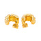 Boucles d'oreilles Boucles d'oreilles Demi créoles Or jaune 58 Facettes 4286097CN