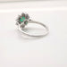 Ring 61 Emerald and diamond Marguerite ring 58 Facettes