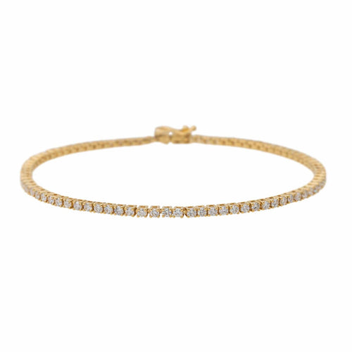 Bracelet Ligne Or jaune Diamant 58 Facettes 3664472RV