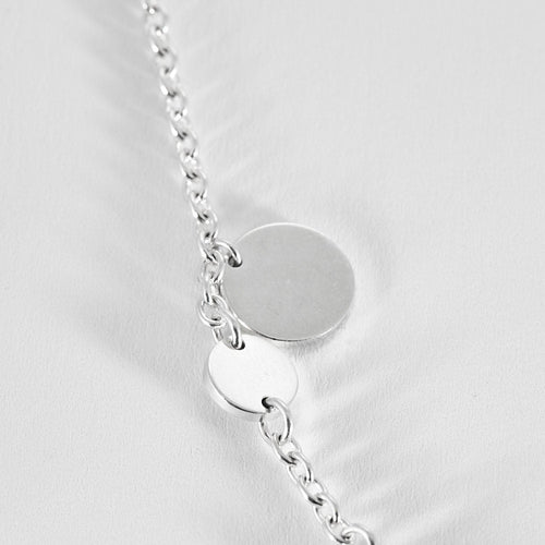 Collier HERMES - Ex-Libris - Sautoir en Argent et or rose 58 Facettes 58FC20