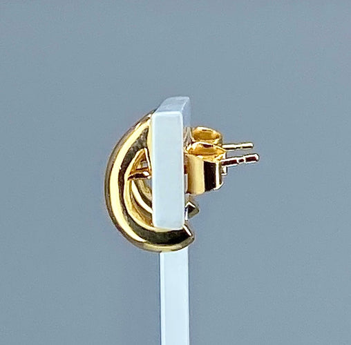 Boucles d'oreilles Paire de boucles d’oreilles en or jaune 18 carats et diamants 58 Facettes AB566