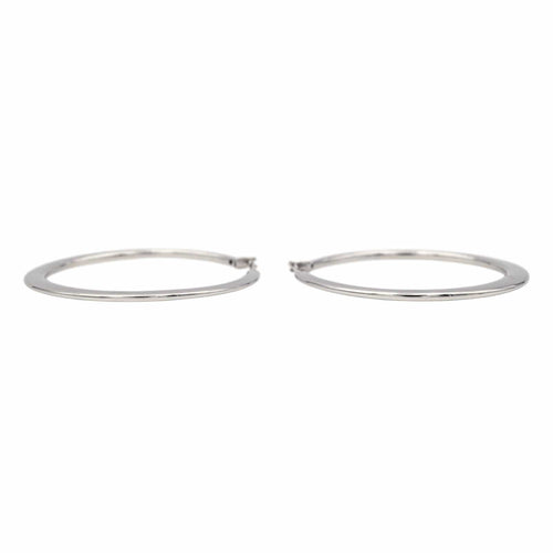 Boucles d'oreilles Boucles d'oreilles Créoles Or blanc 58 Facettes 3849279CN