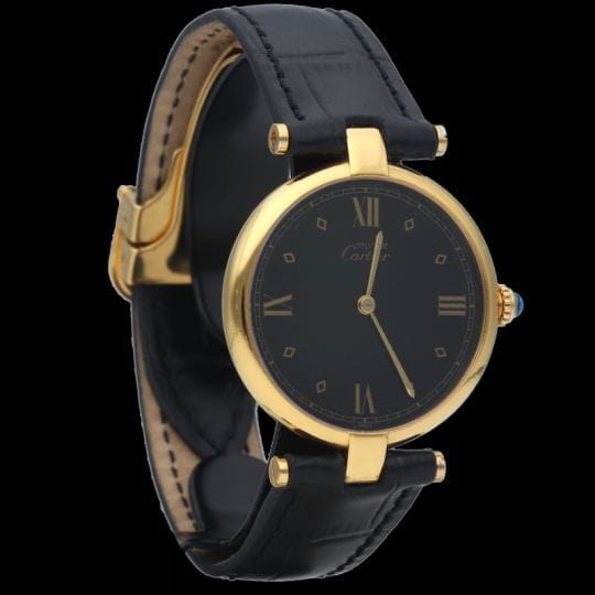 Montre Cartier Montre Must De Cartier Vermeil 58 Facettes MT39165