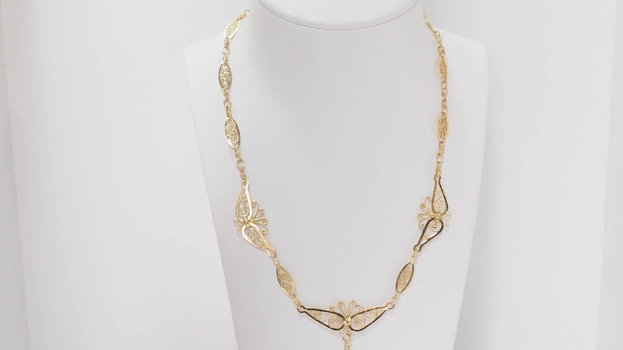 Collier Collier draperie en or jaune 58 Facettes 31915