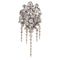 Broche Splendeur florale antique : broche de corsage Trembleuse avec diamants, 1860 58 Facettes 21028-0240