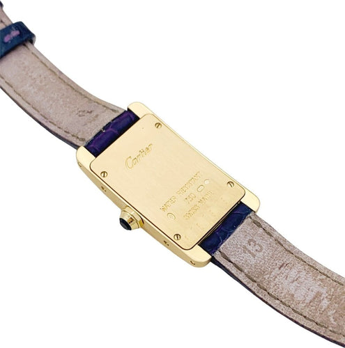 Montre Montre Cartier, "Tank Américaine", or jaune. 58 Facettes 34992