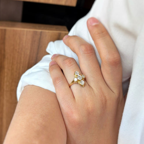 Bague 52 Bague - Or jaune & Diamants 58 Facettes 250113R