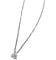 Collier Pendentif et collier diamant poire 0,75 ct en or blanc 18k 58 Facettes Q387B