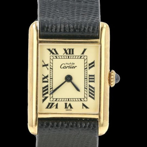 Montre Cartier Montre Tank Vermeil 58 Facettes MT43324