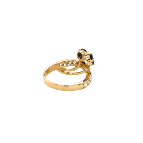 Bague 62 Bague Or Jaune - Saphirs et Diamants 58 Facettes 1.0000247/2