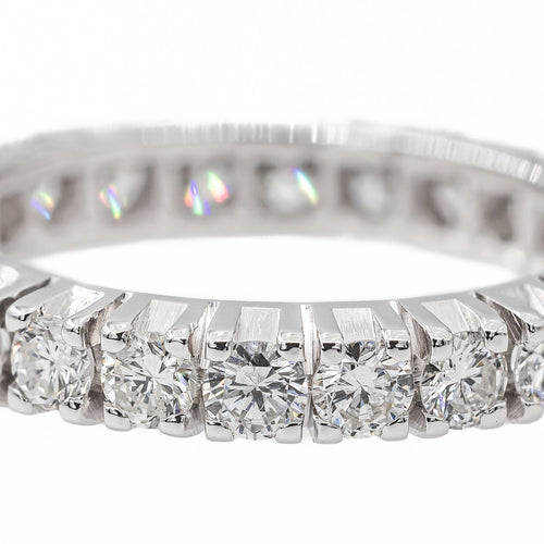 Bague Alliance Or blanc Diamant