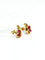 Boucles d'oreilles Paire de boucles d'oreilles or jaune, diamants et rubis 58 Facettes