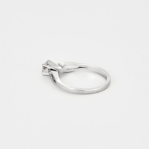 Bague 52 Bague or blanc diamant 58 Facettes