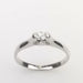 52 Solitaire ring in white gold and Diamond 58 Facettes