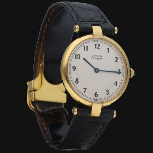 Montre Cartier Montre Must De Cartier Vermeil 58 Facettes MT44880