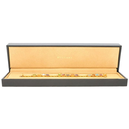 Bracelet BULGARI - Bracelet Allegra en or jaune, pierres de couleur et diamants 58 Facettes