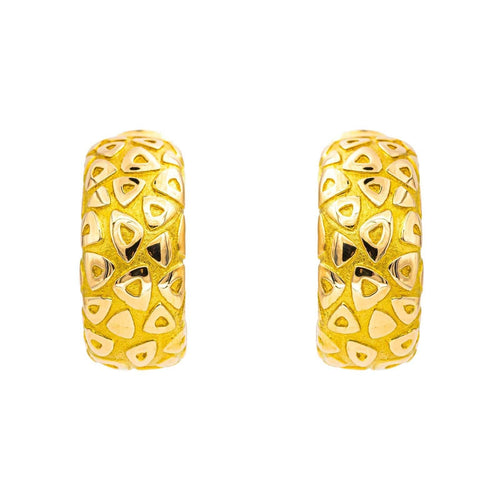 Boucles d'oreilles Chaumet Boucles d'oreilles Demi créoles  Or jaune 58 Facettes 4457722CN